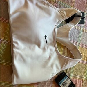 Nike White Sports Bra
